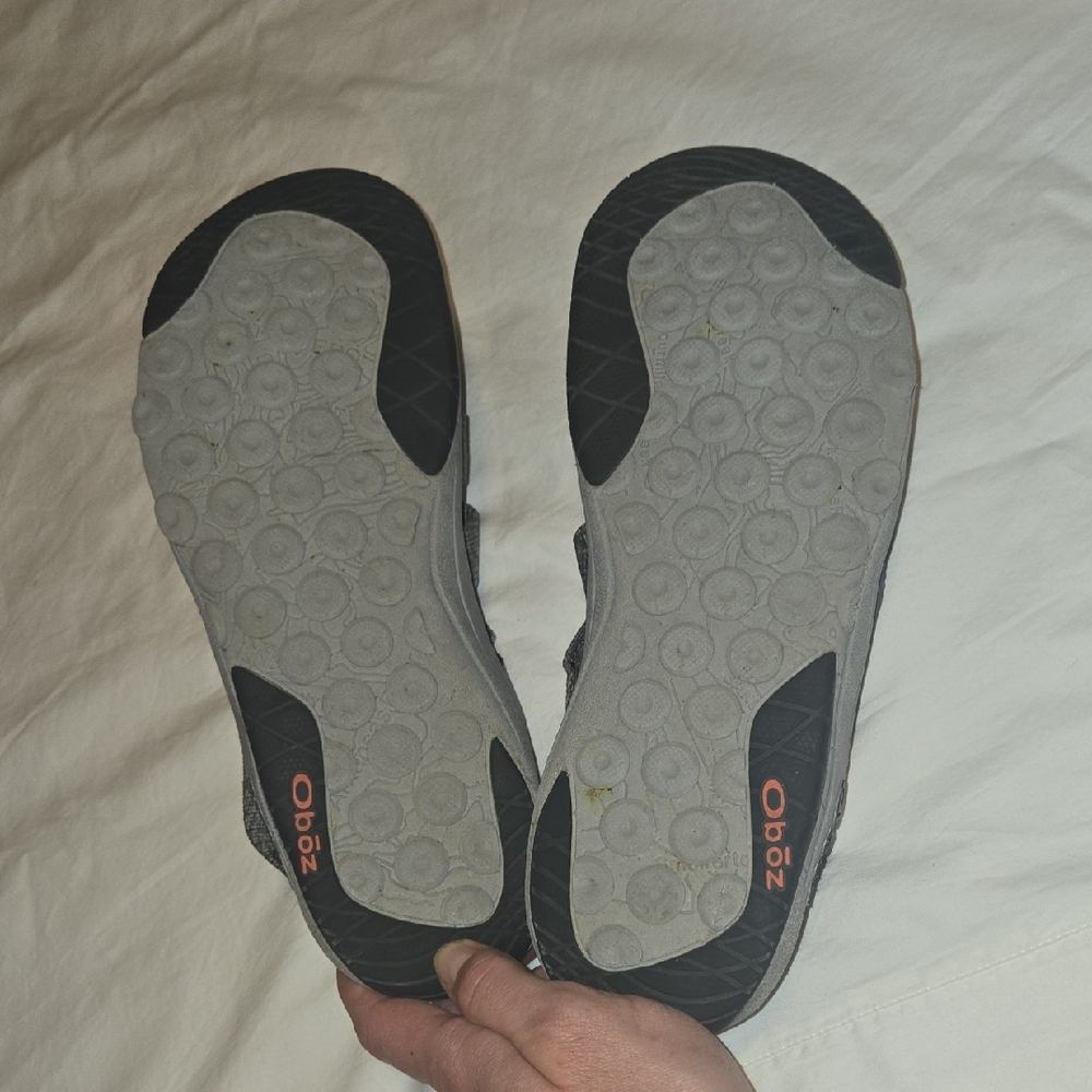 Womans Oboz Campster Sandals Size 10 Gray And Pink - Picture 7 of 10